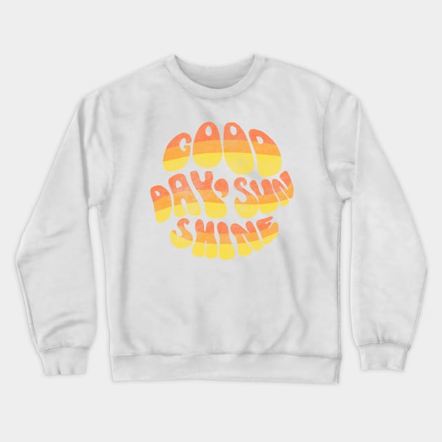 Good Day, Sunshine - Vintage Letters Crewneck Sweatshirt by Harriet Parnell